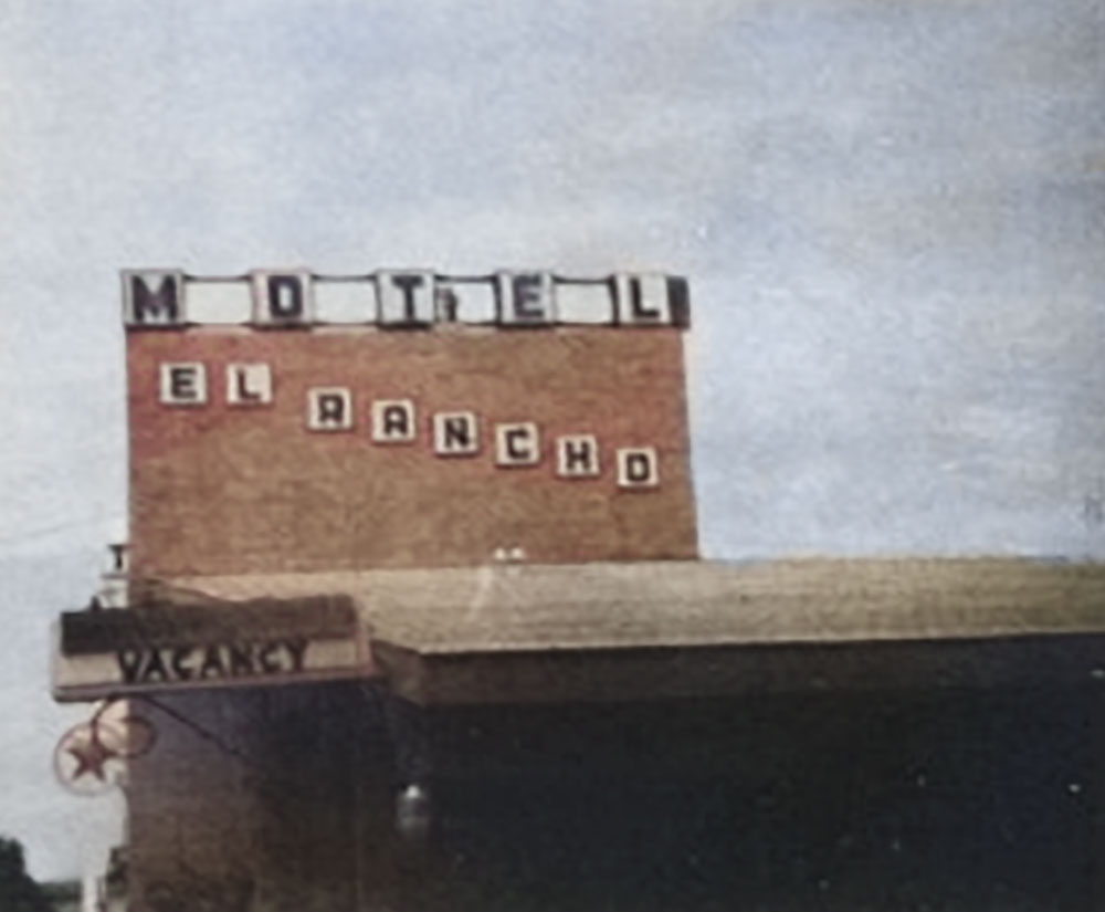 El Rancho Motel in the 70s