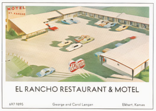 Arial Painting of the hotel and resturant